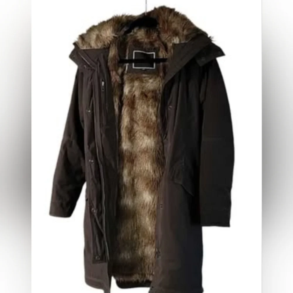 RW & CO. Faux Fur Parka, EUC - Picture 3 of 8